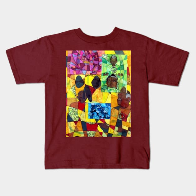 Strong & Gentle Kids T-Shirt by AleHouseDrae